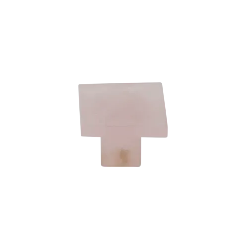 Cabinet knob SQUARE pink quartz