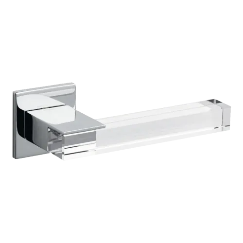 Poignée de porte ICE CUBE rosace carrée