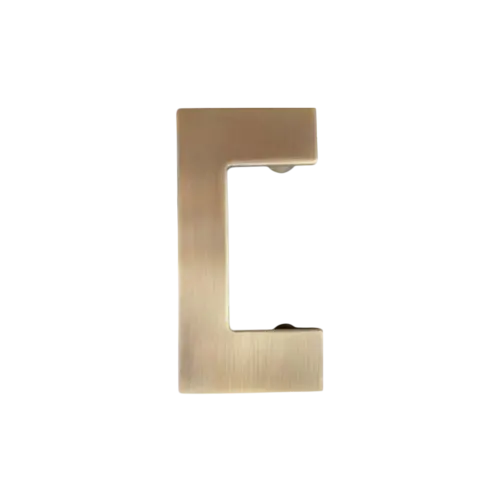 U-shaped plain pull handle 75mm